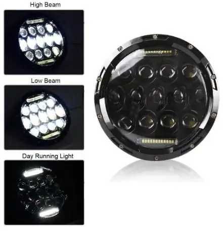 Передние лэд фары Нива ВАЗ 2121, ВАЗ 2101, ГАЗ24, УАЗ. LED много линз