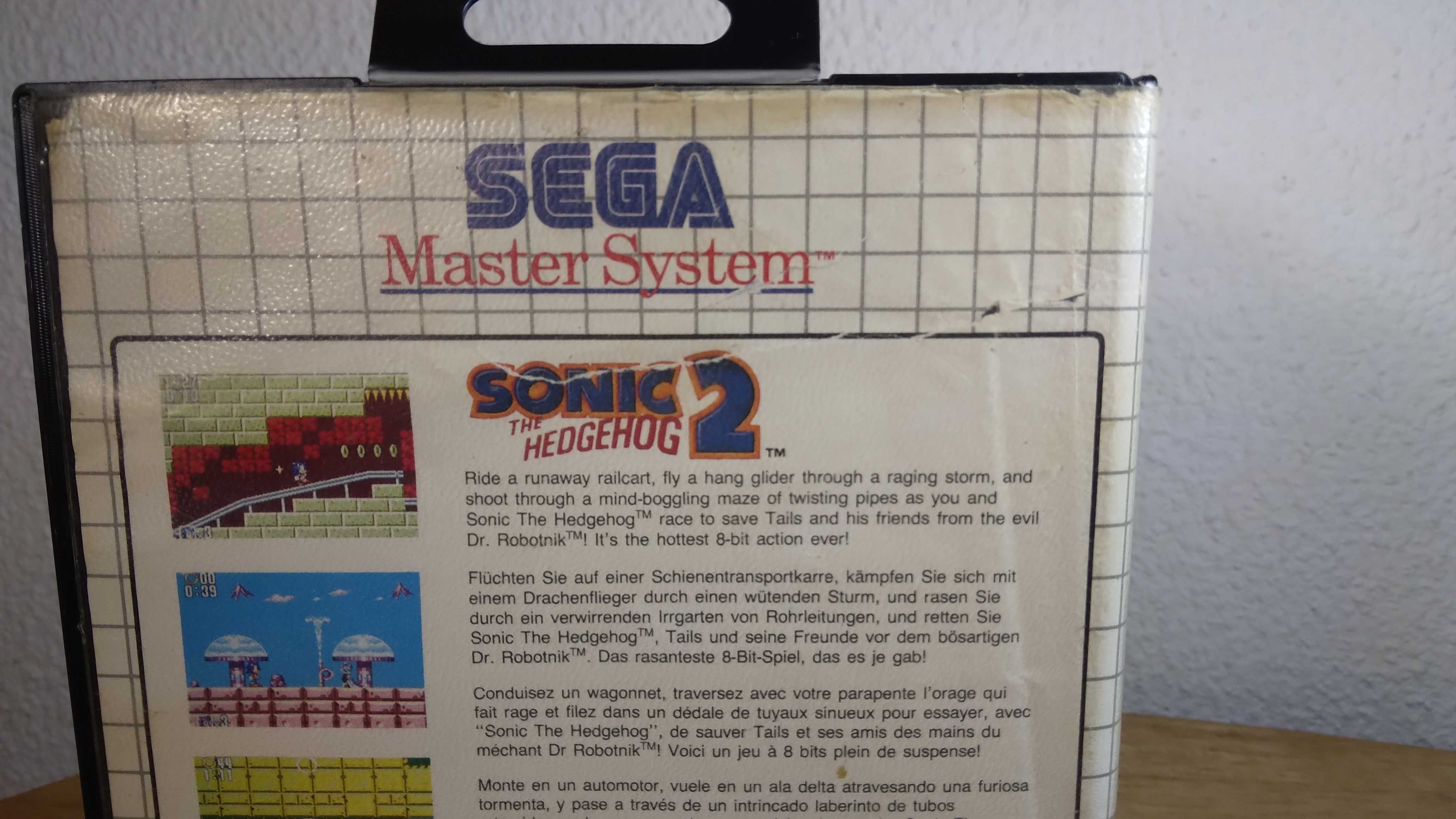 SMS] Jogo Sonic the Hedgehog 2 para Sega Master System Almargem Do