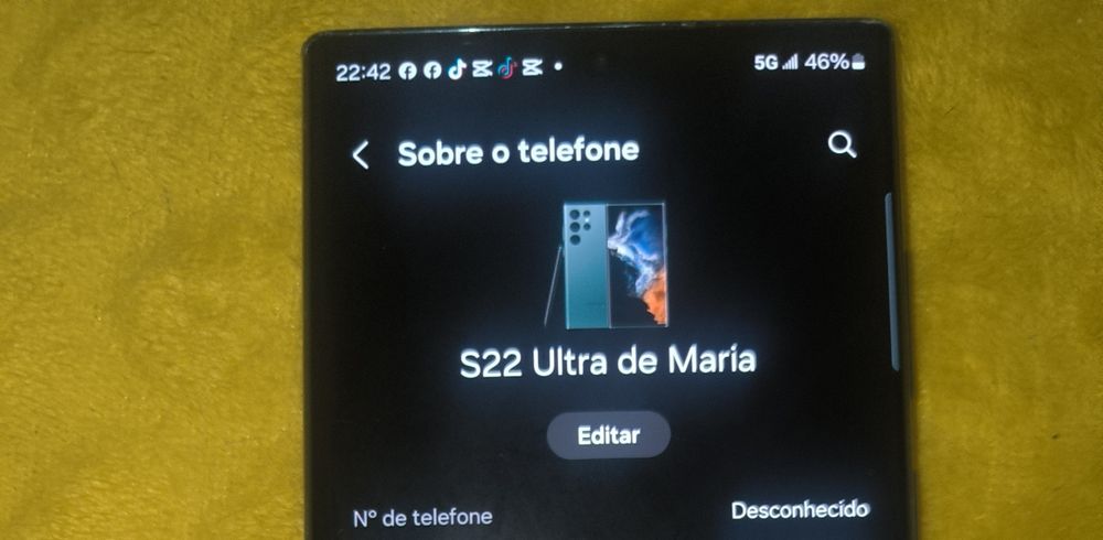 Telemóvel Samsung Galaxy 22 ultra