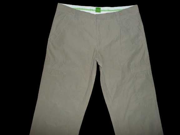 Spodnie trekingowe HUGO BOSS L=W34/L34=46,5/113cm beżowe