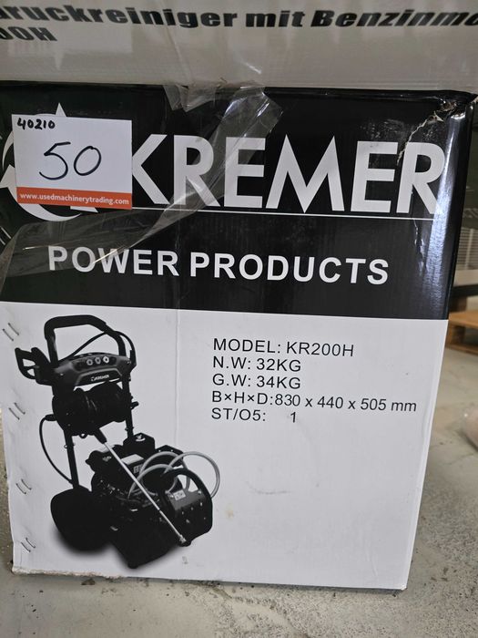 Lavadora alta pressão gasolina Kremer KR200H 170 bar 7HP nova