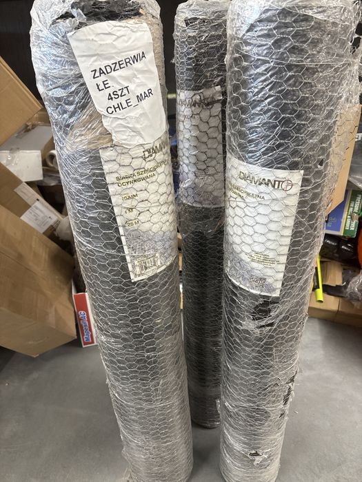 Siatka Szesciokątna ocynkowana 16 mm 25 metrow