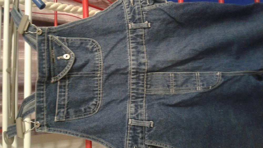 Комбинезон джинсовой для беременых