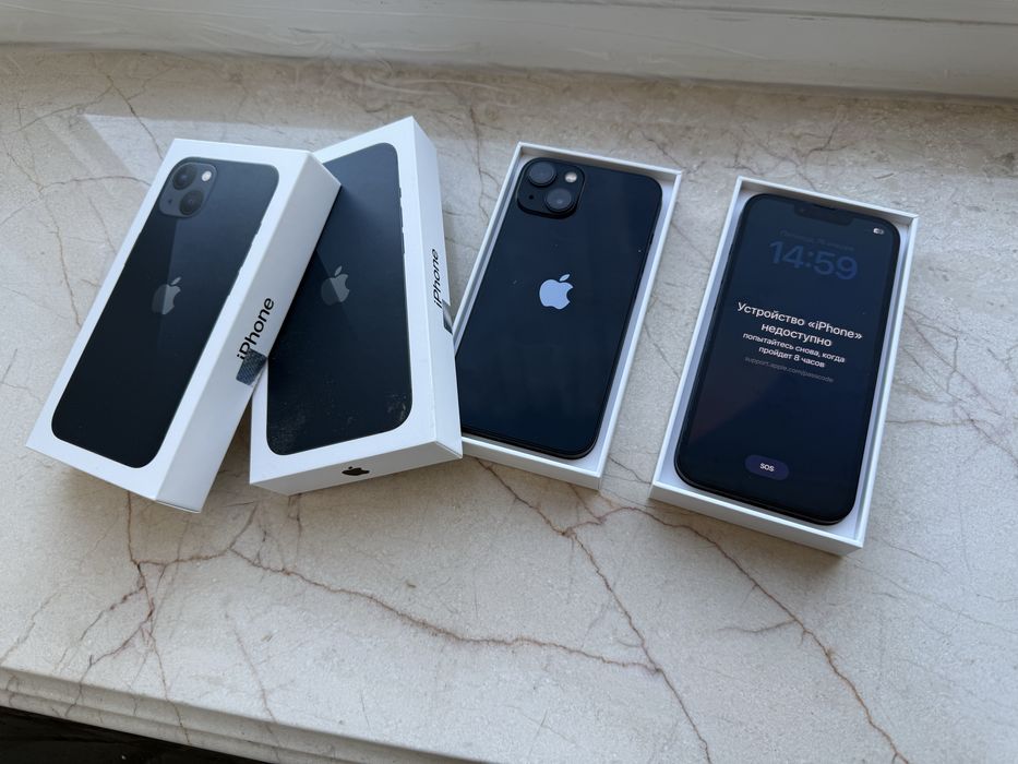 iPhone 13 midnight 128gb 2025 год идеал НА ЗАПЧАСТИ