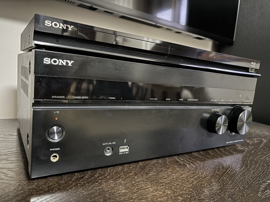 Kolumny  Klipsch i amplituner Sony