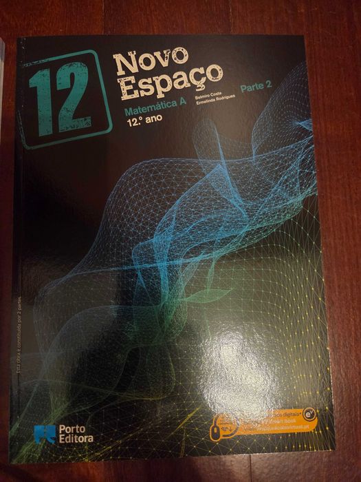 Novo Espaço 12º Manual Matemática Parte 1 e Parte 2
