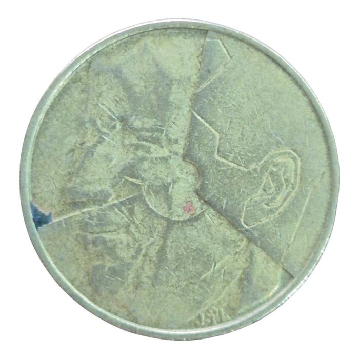 Bélgica. Moeda 5 francos 1987