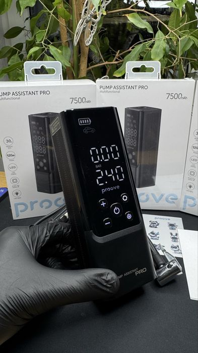 Беспроводной компресор автомобильный, насос Proove Pro 7500 mAh