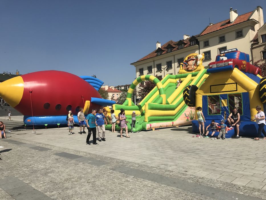 WYNAJEM DMUCHAŃCÓW DMUCHANCE zjezdzalnia animatorka imprezy festyny