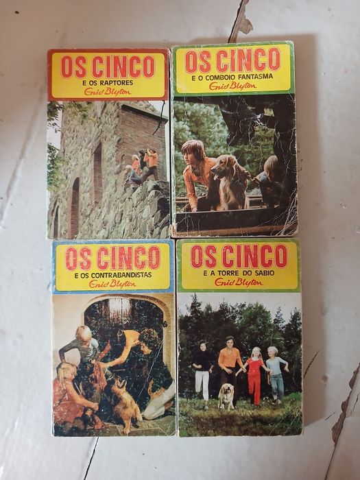 8 Livros "Os Cinco"- Diferebtes edições