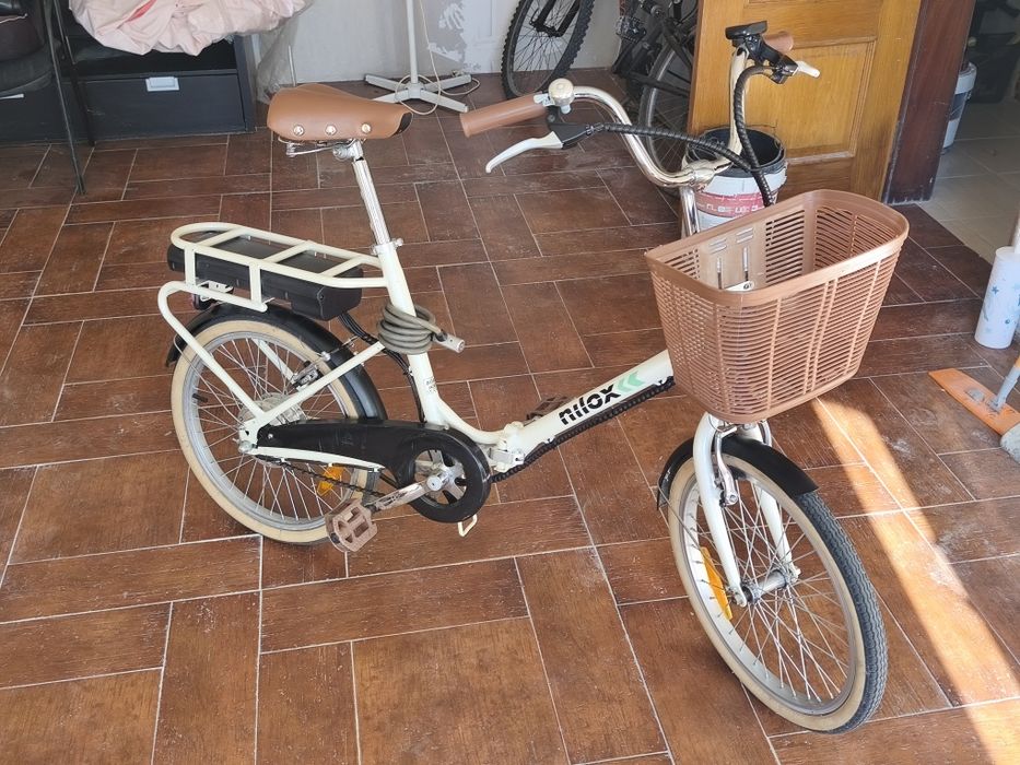 Bicicleta elétrica dobrável nilox