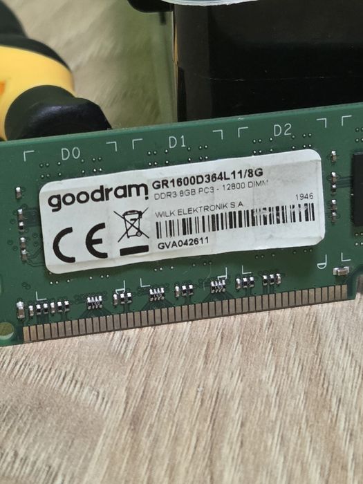 DDR3 8GB 1600mhz GoodRam