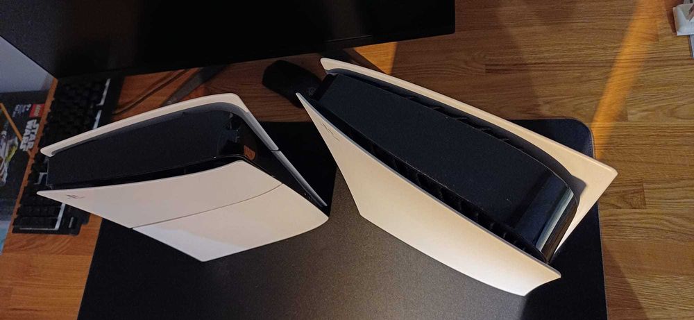 ZESTAW 3x PS: PlayStation 5 Slim (1TB) + PS5 Fat (Napęd) + PS4 + GRY