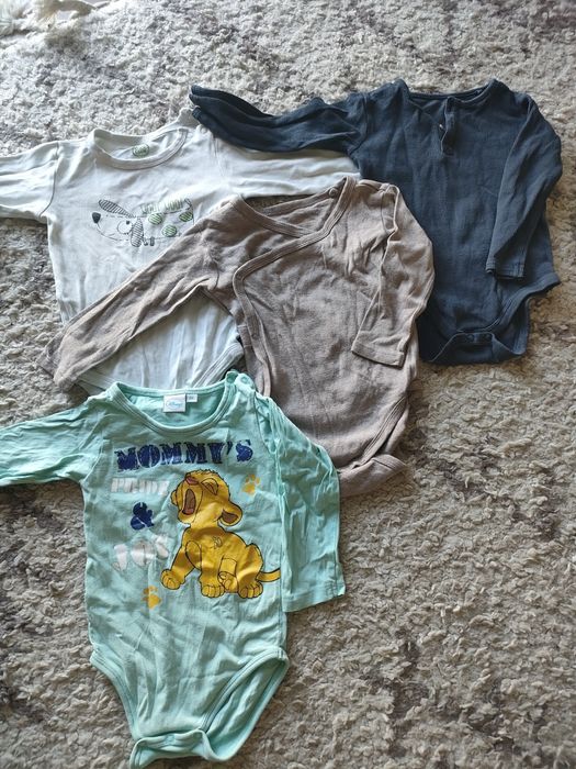 Body z długim rękawem chłopiec 12-18 msc