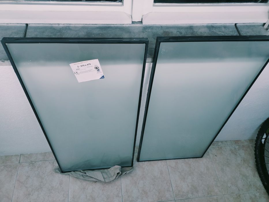 Vidros FOSCOS 979 X 475 - Novos