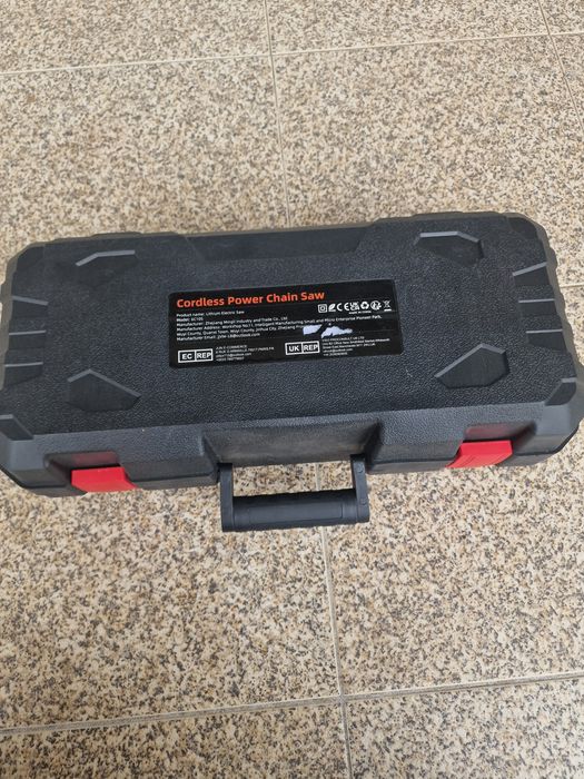 kit completo de mini motosserra  de 6 polegadas 2 baterias