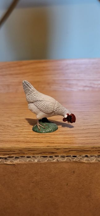 Schleich kura dziobiąca figurka model wycofany z 2008 r.