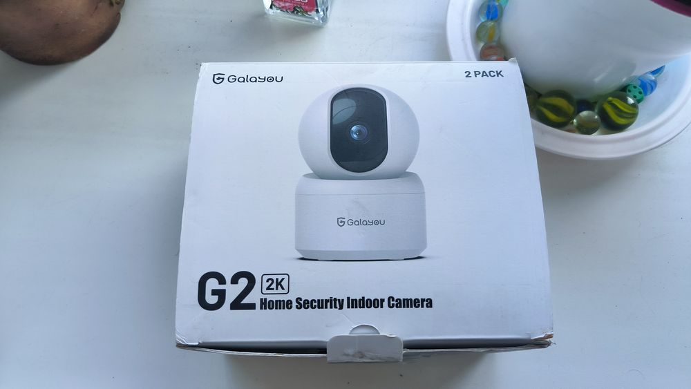 Комплект камер безпеки Galayou G2 2K (2 шт) з поворотом 355°