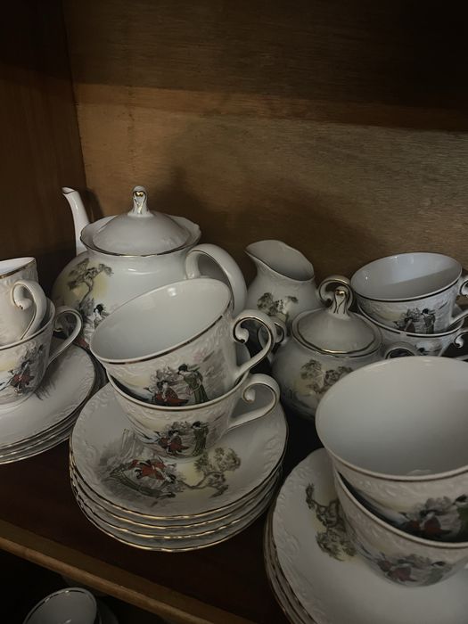 Conjunto de cha de porcelana chinesa