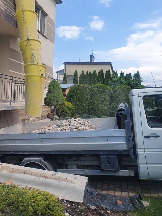 Transport wywrotka do 3, 5 usługi rembakiem