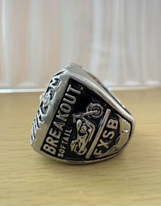 Anel Harley-Davidson FXSB HOG Prata Dourado