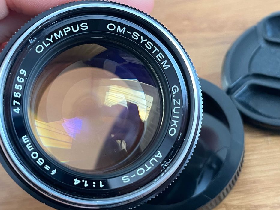 Olympus OM G.Zuiko 50mm f1.4 Kraków Prądnik Biały • OLX.pl