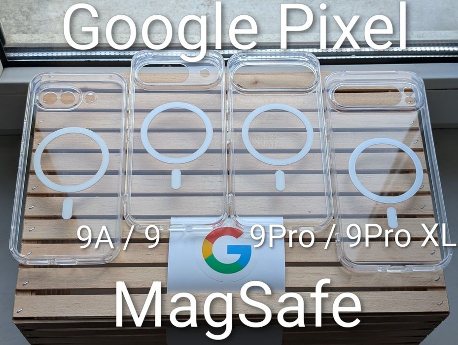 АНТИЖОВТИЗНА Чохол MagSafe для Google Pixel 9 Прозорий