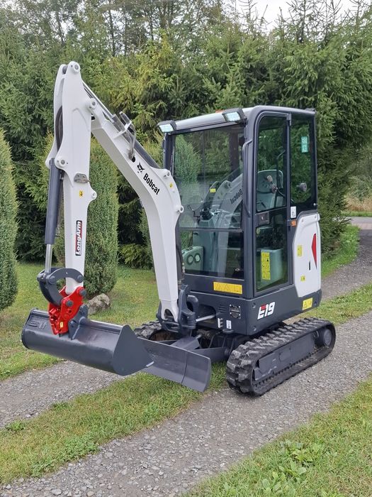 Bobcat E19 Minikoparka 2T 2017r 2 łyżki. Rozsuwane Podwozie! Polecam!