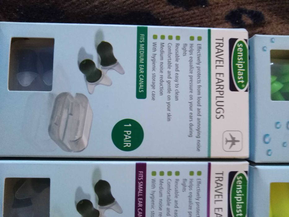 Stopery do uszy zapakowane