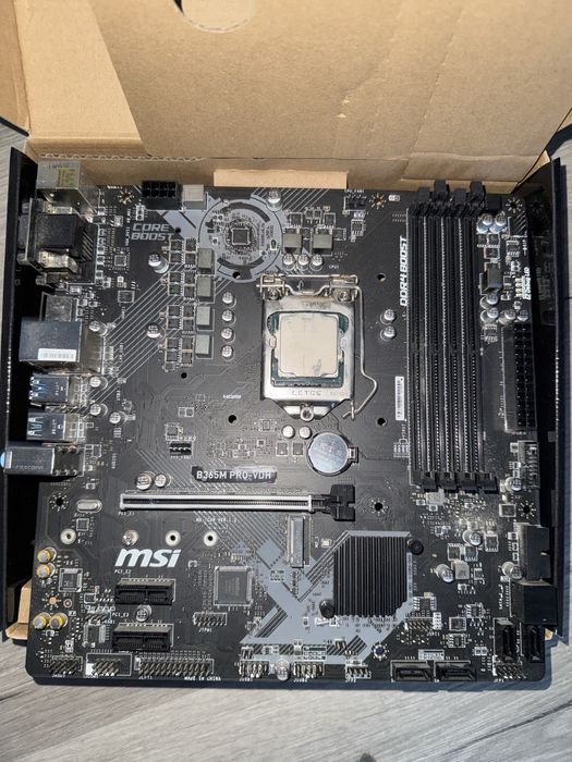 intel i5 9400f + msi b365 pro-vdh