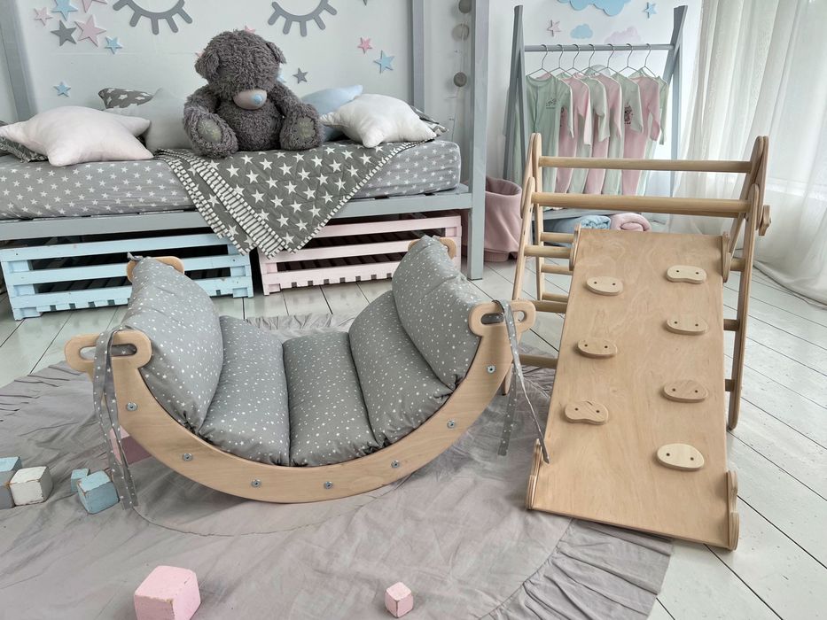 Пиклер трикутник та арку Піклер. Комплекс для малюків + монтесори