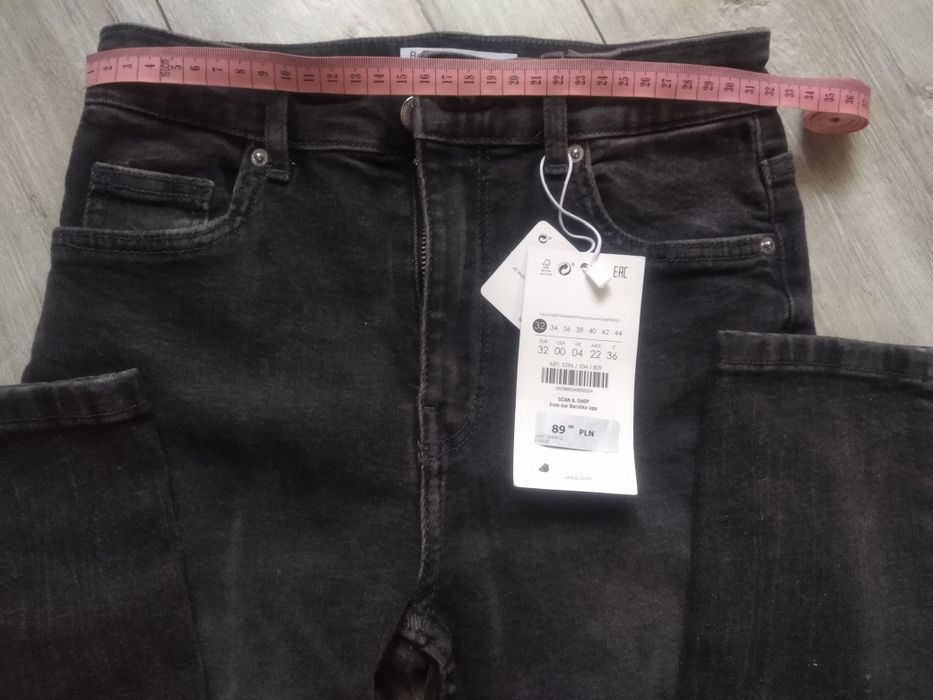 Spodnie czarne jeans