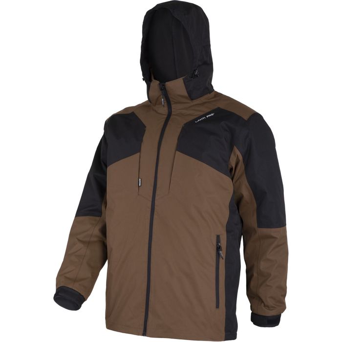 kurtka 3w1 z odpinaną podpinką brąz.-czar., "s", ce, lahti