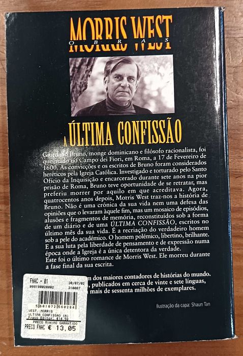 Livro Última Confissão - Morris West