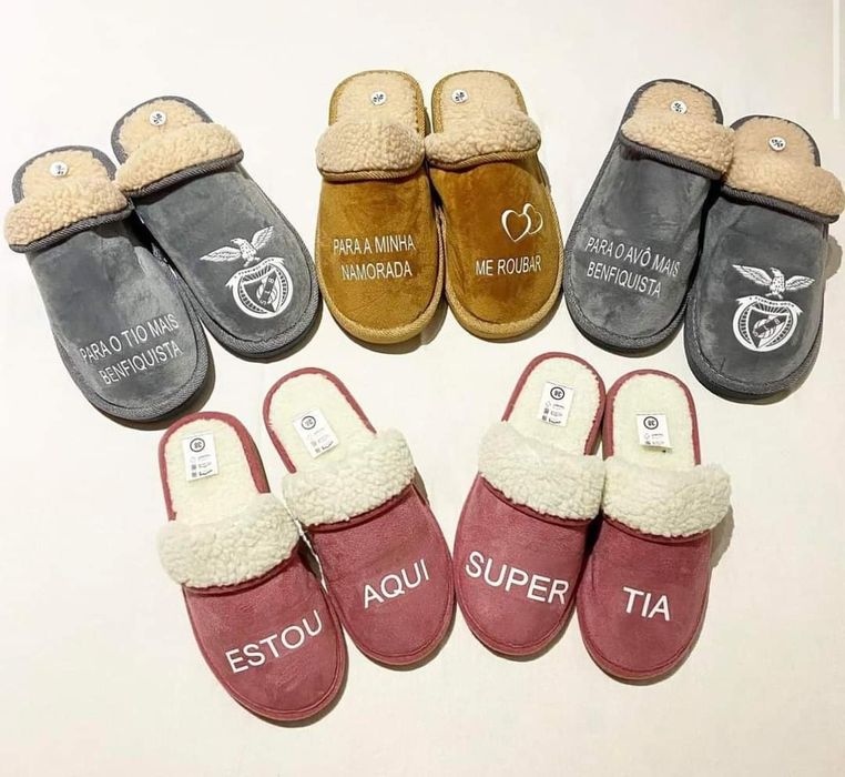 Chinelos, Pantufas