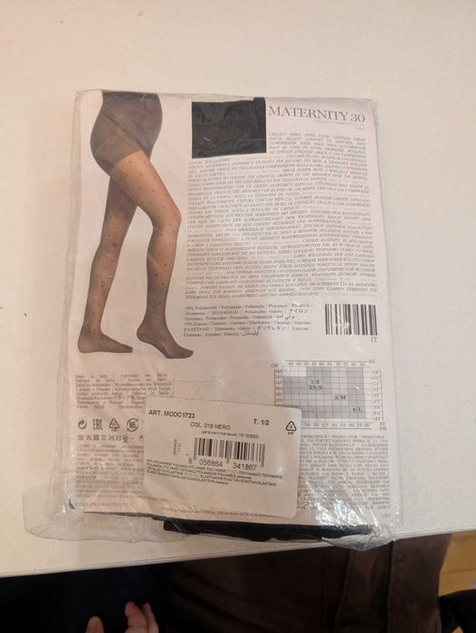 Rajstopy ciążowe calzedonia maternity 30 tights sheer