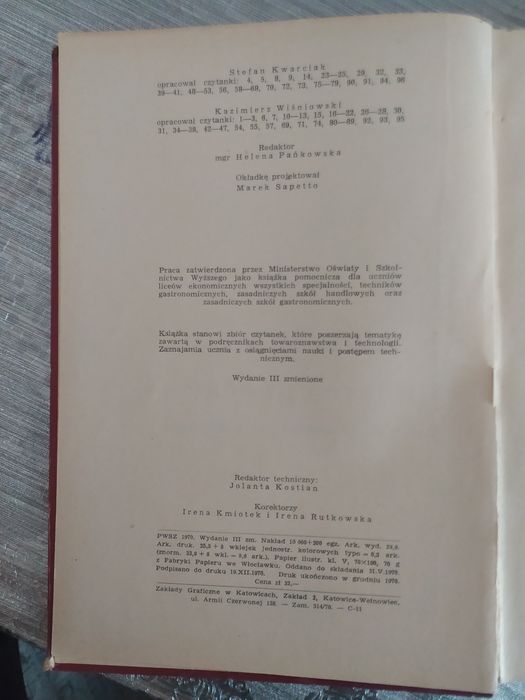 S.Kwarciak K.Wiśniowski Ludzie i praca