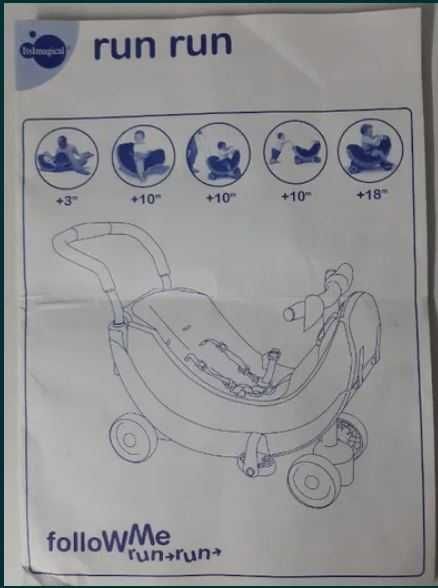 Carrinho passeio Rosa