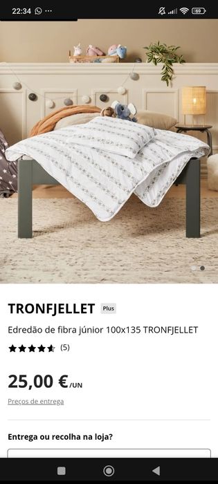 Edredão criança 100x135