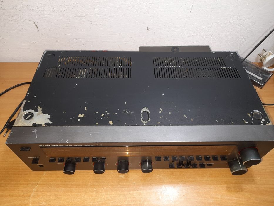 Wieża Unitra amplituner AT 9115 deck M1902A