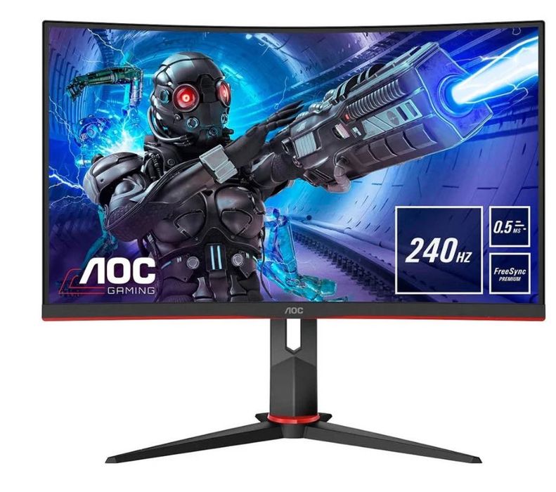 Monitor CURVO  Aoc 27 polegadas 244hz 0.5 ms