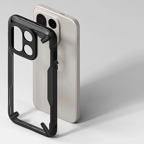 Etui Ringke Fusion X na OnePlus 15 - przezroczysto-czarne