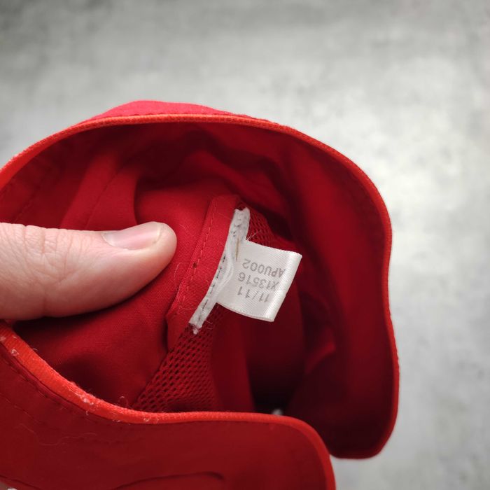 MĘSKA Bluza Rozpinana czerwona Małe Logo Suwak Trening ClimaCool Haft