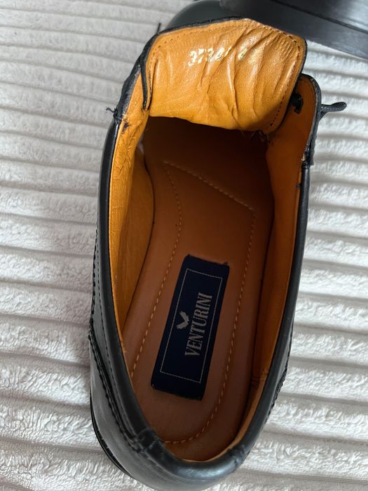Venturini męskie skórzane półbuty trzewiki 42