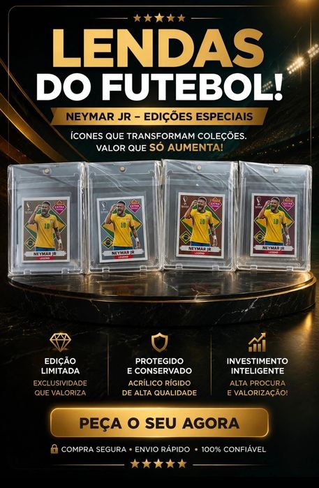 Raro Neymar Jr Extra Stickers WC 2022