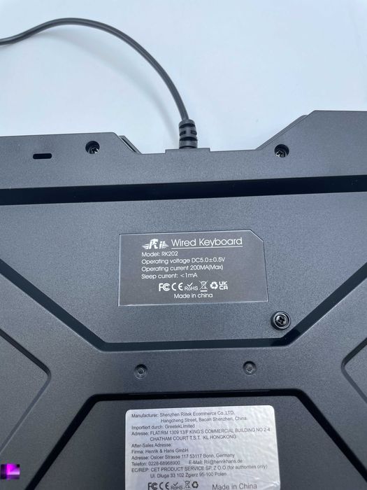 Klawiatura RK202 De