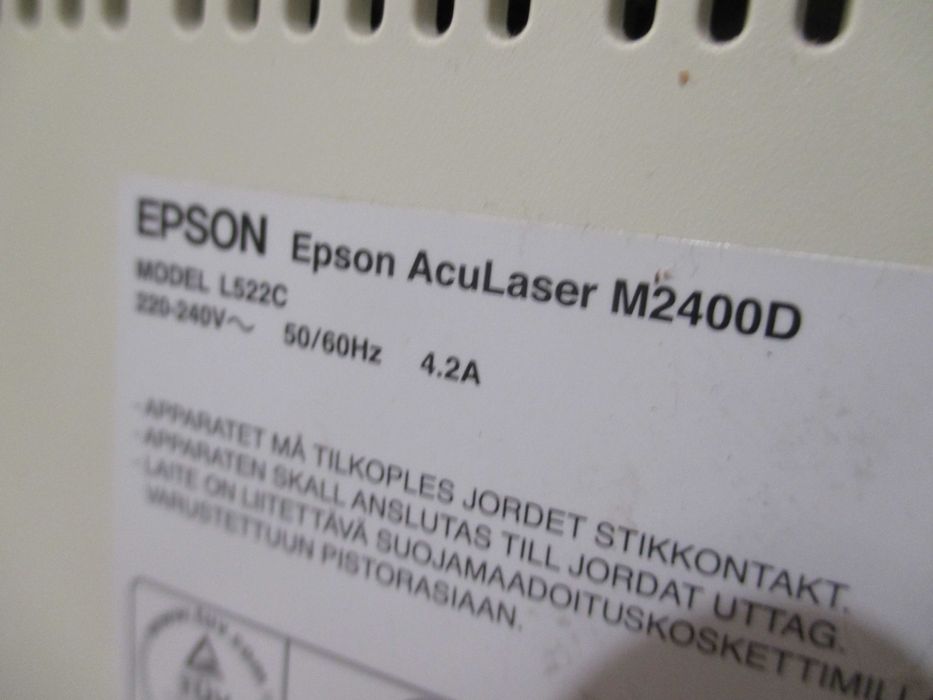 Drukarka Laserowa Epson On Aculaser M2400D