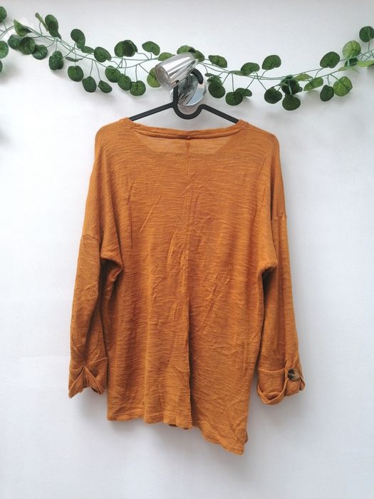 Camisola Mostarda de Malha Fina