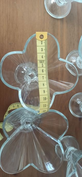 Pucharki szklane na lofy, desery 6 szt