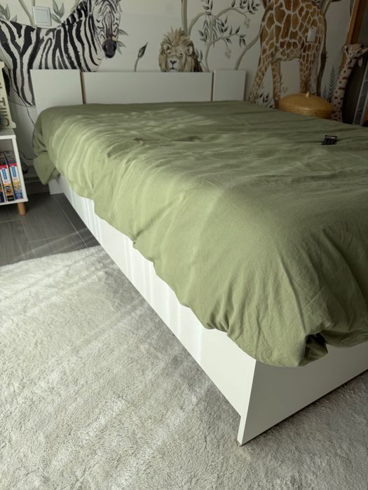 Cama de casal com colchão - pouco uso